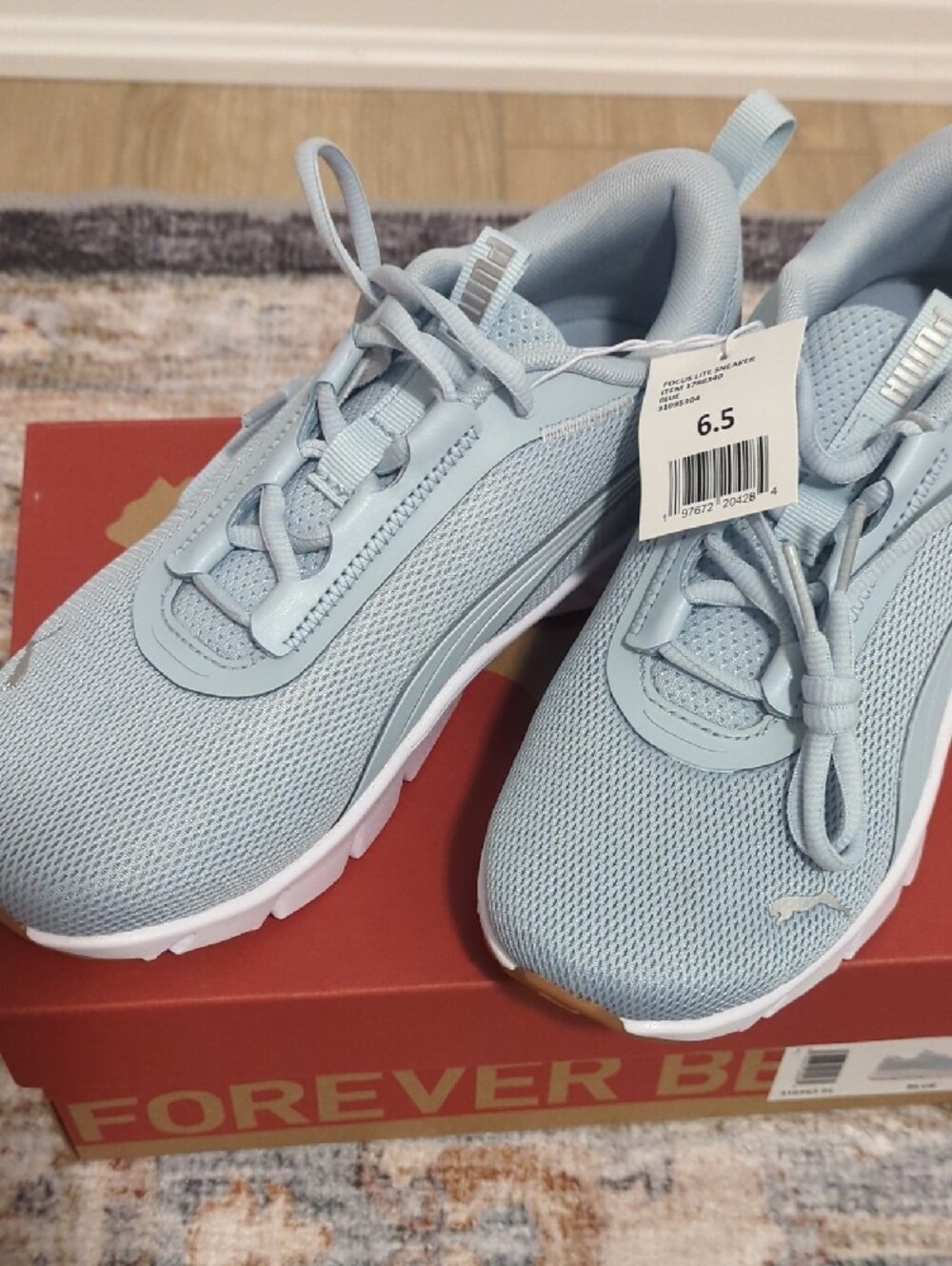PUMA Flex Focus Lite Sneaker - Light Blue - Picture 3 of 5